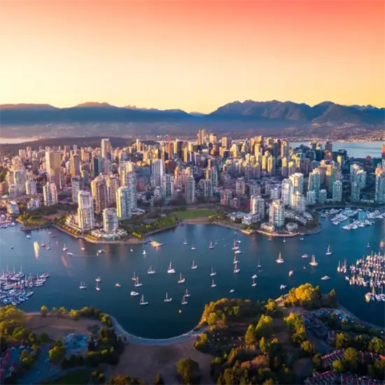 Canada A coastal city on the bay