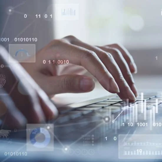 why-patra-operational-excellence-intro A person's hands typing on a keyboard.