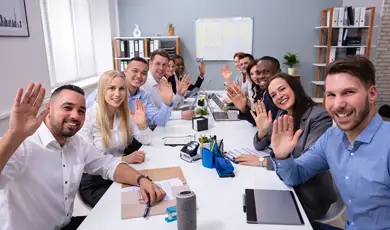 Teamwork in a great environment