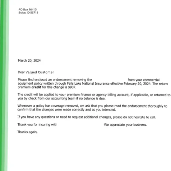 Endorsement Letter Endorsement Letter > Print and Mail Services