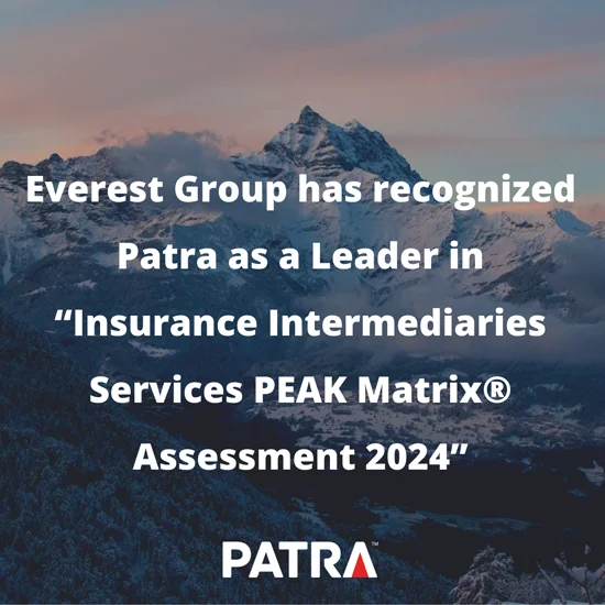 Patra a recognized leader of insurance intermediary services