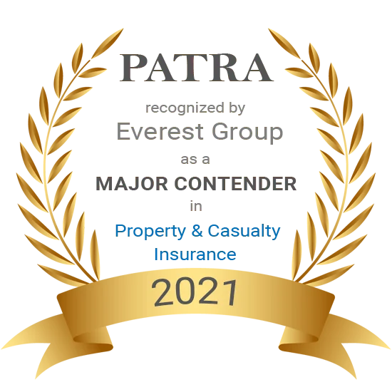 Everest Group Award, Major Contender, Property & Casualty Insurance, 2021