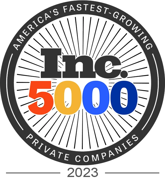 Inc-5000 Award, Fastest Growing Companies, 2023