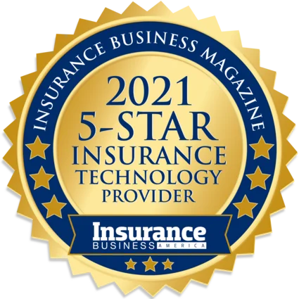 Insurance Business America Award, 5-Star Insurance Technology (InsurTech) Provider, 2021