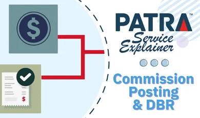 Patra Service Explainer, Commission Posting & DBR