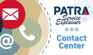 Patra Service Explainer, Contact Center